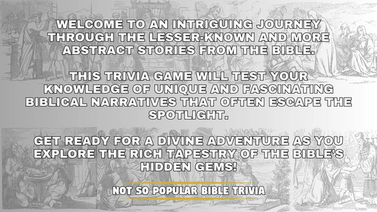 Not So Popular Bible Trivia image number null